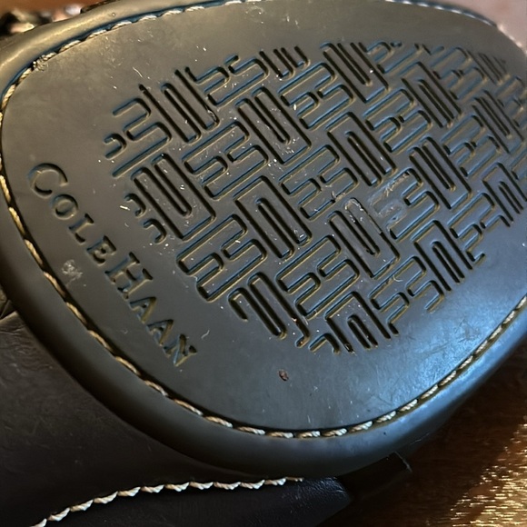 Cole Haan Black Leather with Buckle Slip On Mules 7.5 - Picture 6 of 11